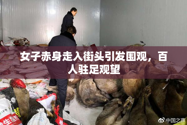 女子赤身走入街头引发围观，百人驻足观望