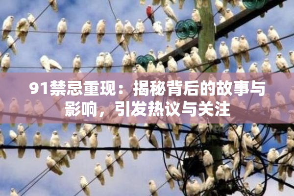 91禁忌重现：揭秘背后的故事与影响，引发热议与关注