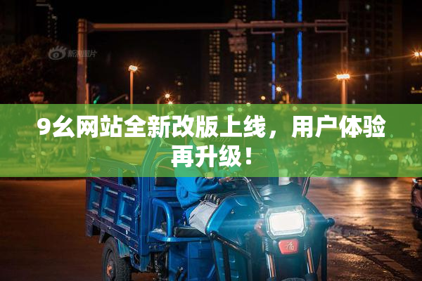 9幺网站全新改版上线，用户体验再升级！