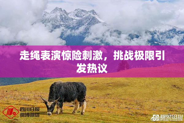 走绳表演惊险刺激，挑战极限引发热议