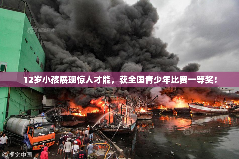 12岁小孩展现惊人才能，获全国青少年比赛一等奖！