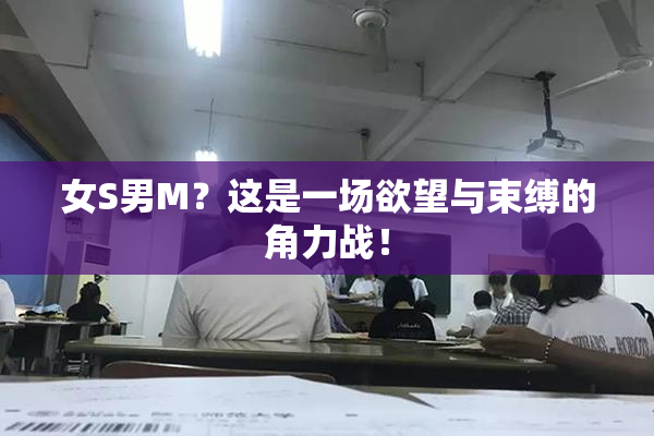 女S男M？这是一场欲望与束缚的角力战！