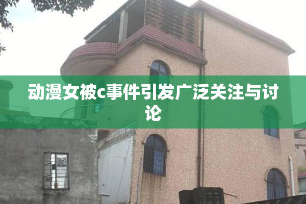 动漫女被c事件引发广泛关注与讨论