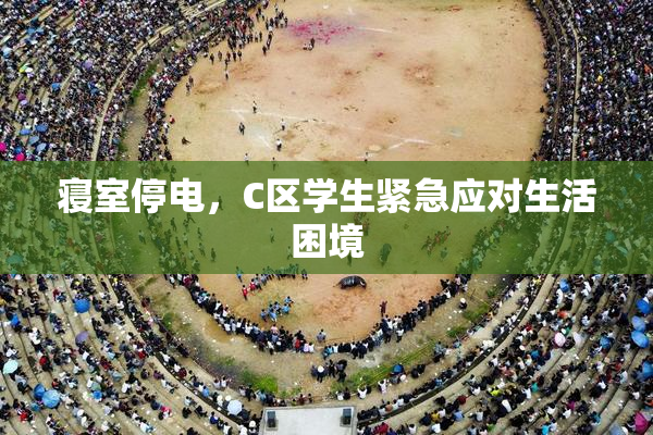 寝室停电，C区学生紧急应对生活困境
