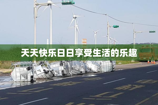 天天快乐日日享受生活的乐趣