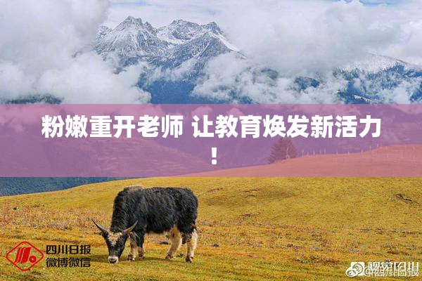 粉嫩重开老师 让教育焕发新活力！