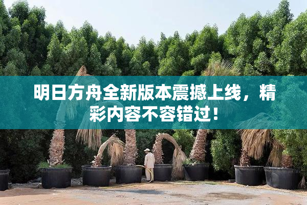 明日方舟全新版本震撼上线，精彩内容不容错过！
