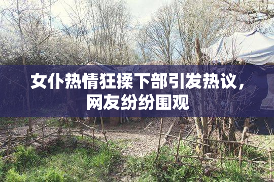 女仆热情狂揉下部引发热议，网友纷纷围观