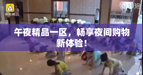 午夜精品一区，畅享夜间购物新体验！