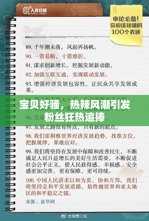 宝贝好骚，热辣风潮引发粉丝狂热追捧