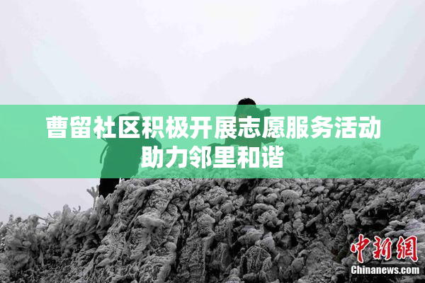曹留社区积极开展志愿服务活动助力邻里和谐