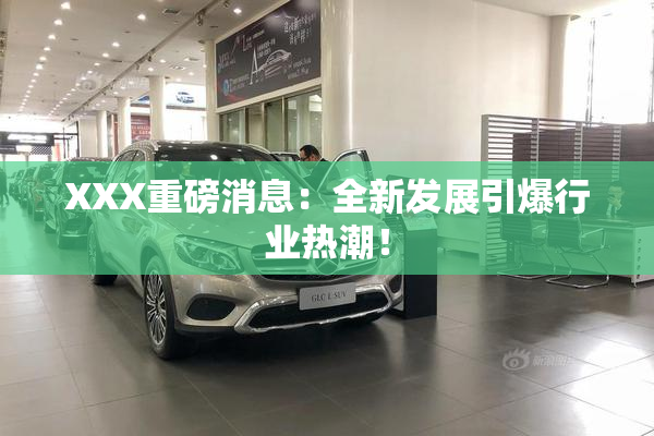 XXX重磅消息：全新发展引爆行业热潮！