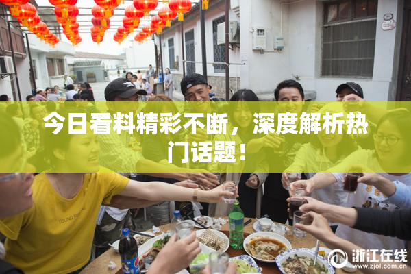 今日看料精彩不断，深度解析热门话题！