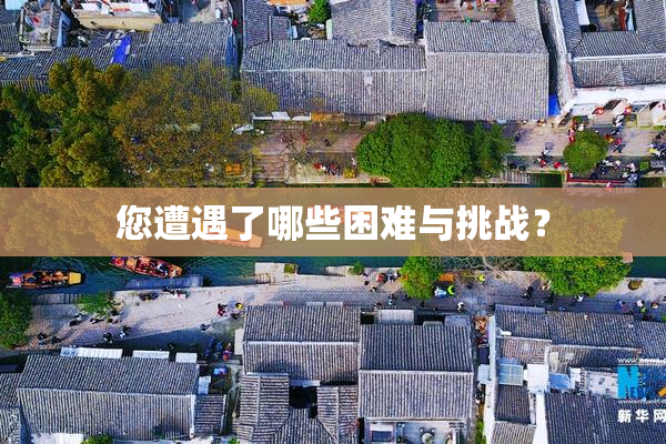 您遭遇了哪些困难与挑战？
