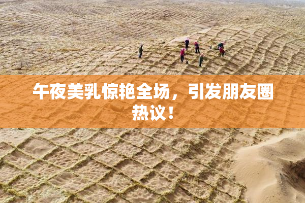 午夜美乳惊艳全场，引发朋友圈热议！