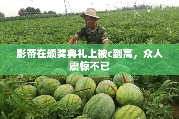 影帝在颁奖典礼上被c到高，众人震惊不已