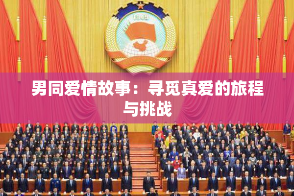 男同爱情故事：寻觅真爱的旅程与挑战