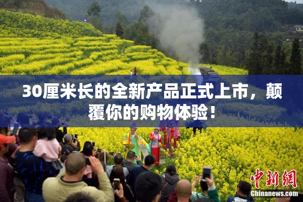 30厘米长的全新产品正式上市，颠覆你的购物体验！