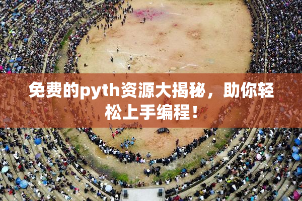 免费的pyth资源大揭秘，助你轻松上手编程！