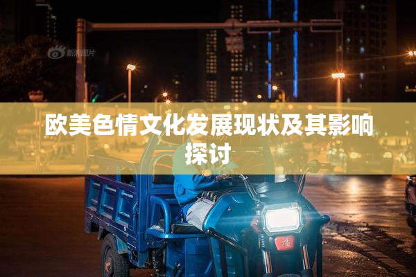欧美色情文化发展现状及其影响探讨