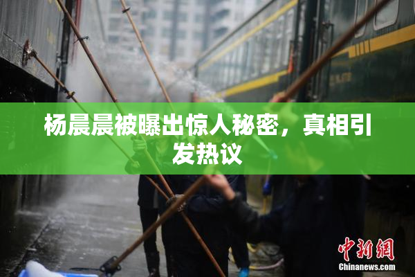 杨晨晨被曝出惊人秘密，真相引发热议