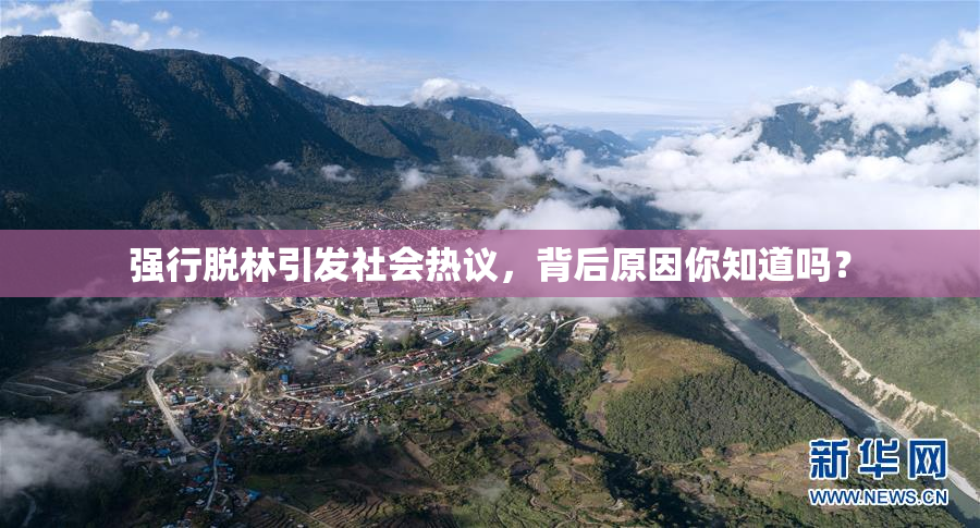 强行脱林引发社会热议，背后原因你知道吗？