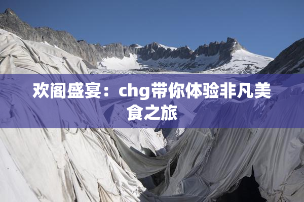 欢阁盛宴：chg带你体验非凡美食之旅
