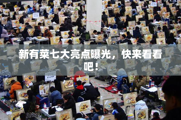 新有菜七大亮点曝光，快来看看吧！