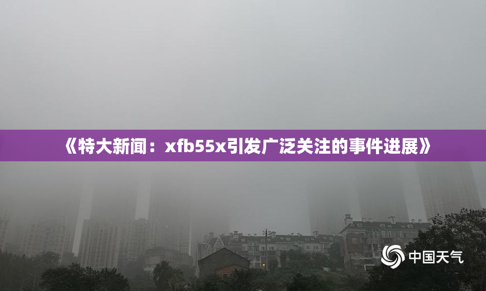 《特大新闻：xfb55x引发广泛关注的事件进展》