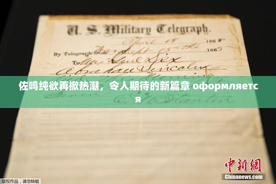 佐鸣纯欲再掀热潮，令人期待的新篇章 оформляется