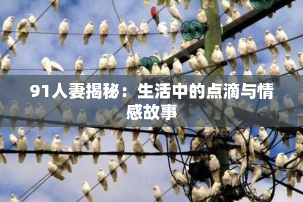 91人妻揭秘：生活中的点滴与情感故事