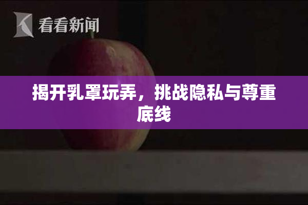 揭开乳罩玩弄，挑战隐私与尊重底线