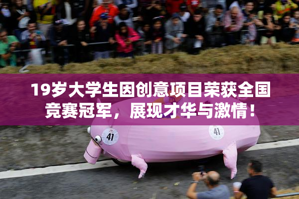 19岁大学生因创意项目荣获全国竞赛冠军，展现才华与激情！