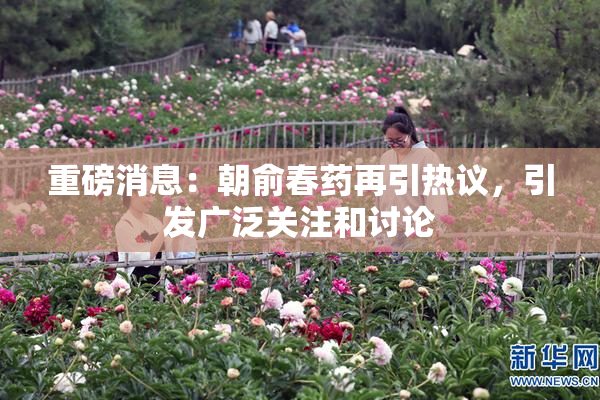 重磅消息：朝俞春药再引热议，引发广泛关注和讨论