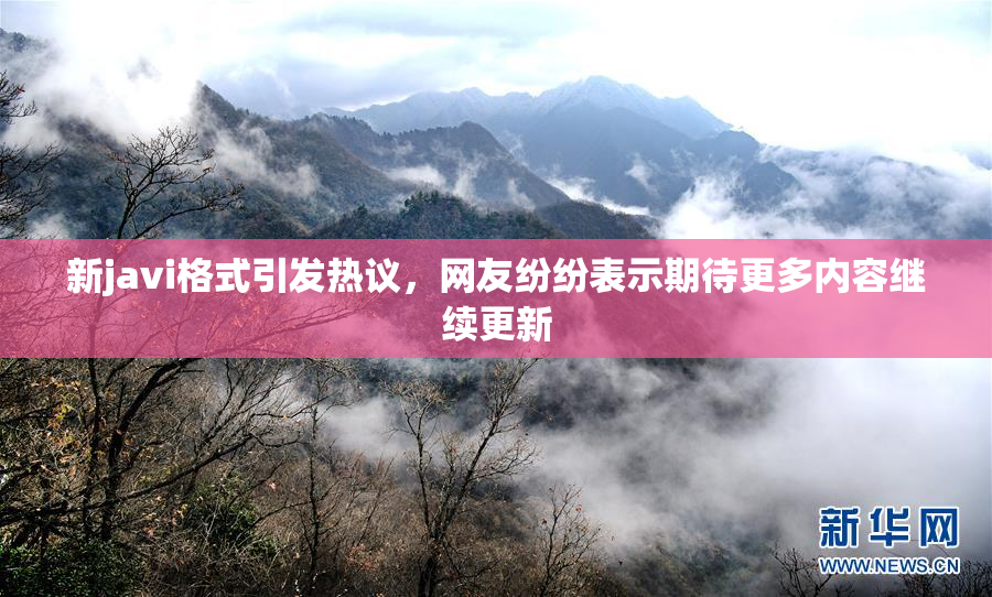 新javi格式引发热议，网友纷纷表示期待更多内容继续更新