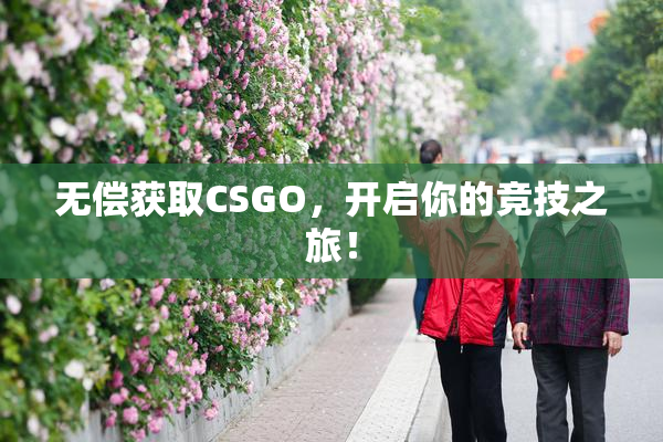 无偿获取CSGO，开启你的竞技之旅！