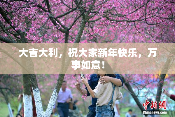 大吉大利，祝大家新年快乐，万事如意！