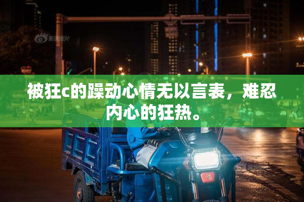 被狂c的躁动心情无以言表，难忍内心的狂热。