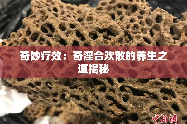 奇妙疗效：奇淫合欢散的养生之道揭秘