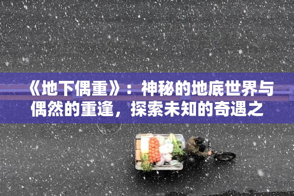 《地下偶重》：神秘的地底世界与偶然的重逢，探索未知的奇遇之旅