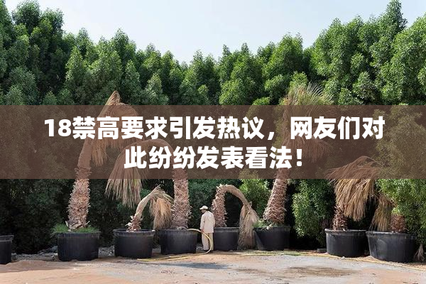 18禁高要求引发热议，网友们对此纷纷发表看法！