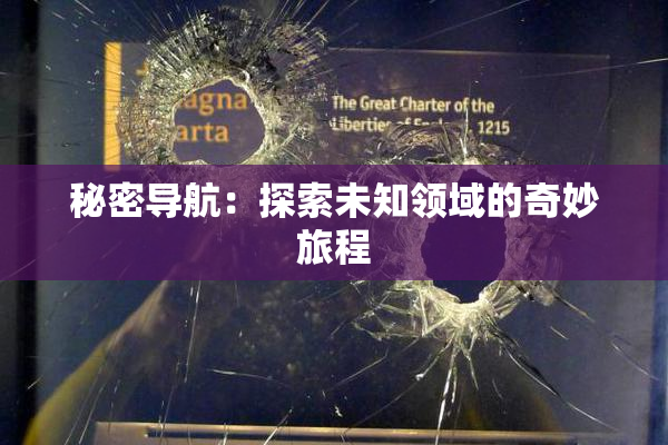 秘密导航：探索未知领域的奇妙旅程