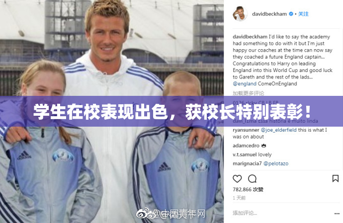 学生在校表现出色，获校长特别表彰！