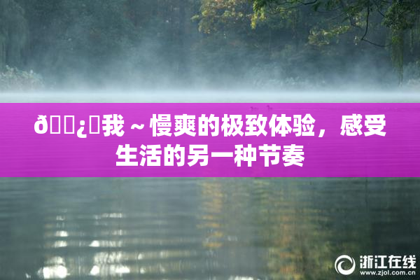 🌿‌我～慢爽的极致体验，感受生活的另一种节奏