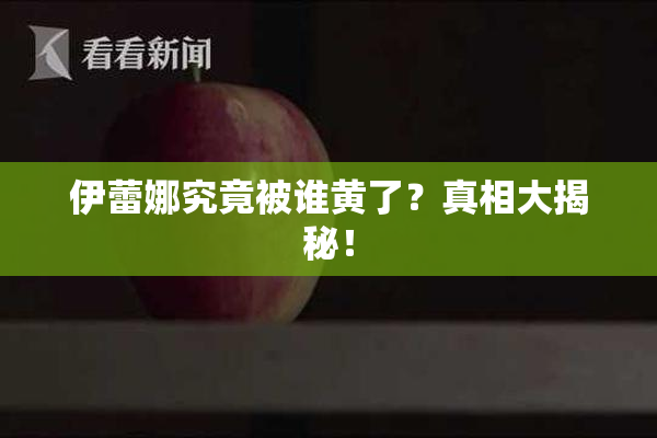 伊蕾娜究竟被谁黄了？真相大揭秘！