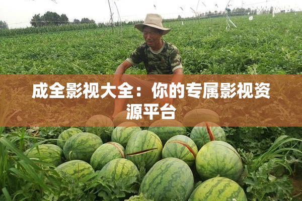 成全影视大全：你的专属影视资源平台