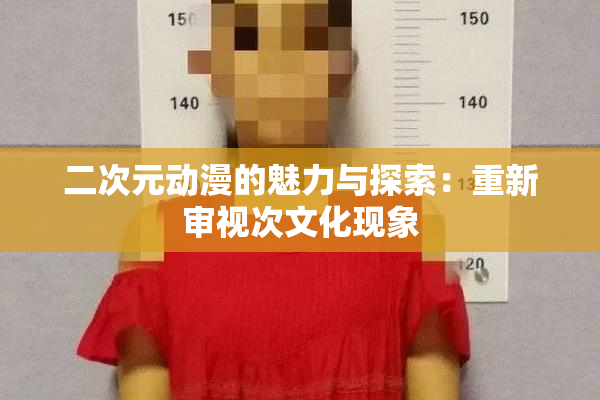 二次元动漫的魅力与探索：重新审视次文化现象