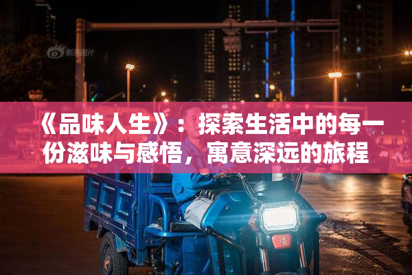 《品味人生》：探索生活中的每一份滋味与感悟，寓意深远的旅程