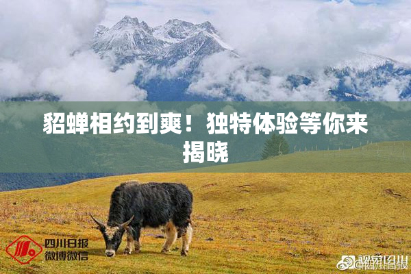 貂蝉相约到爽！独特体验等你来揭晓