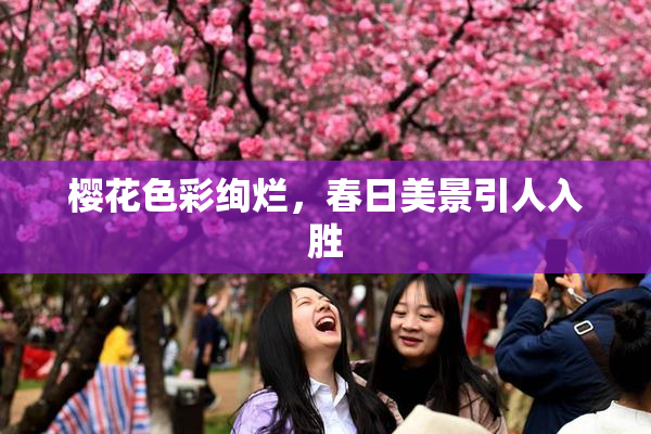 樱花色彩绚烂，春日美景引人入胜